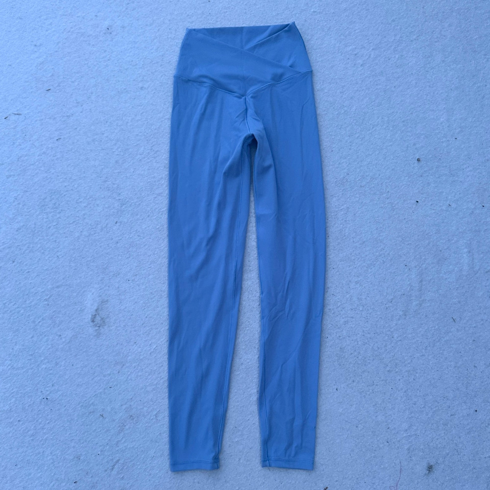 Offline By Aerie Hi Rise 7/8 Legging Womens Sz S Light Blue Crossover Waist Yoga